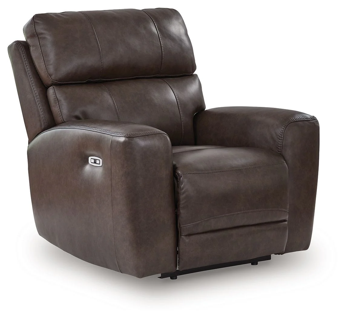 Beadel - Power Recliner / Adjustable Headrest - Smoke