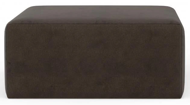Eagan Chocolate Cocktail Ottoman