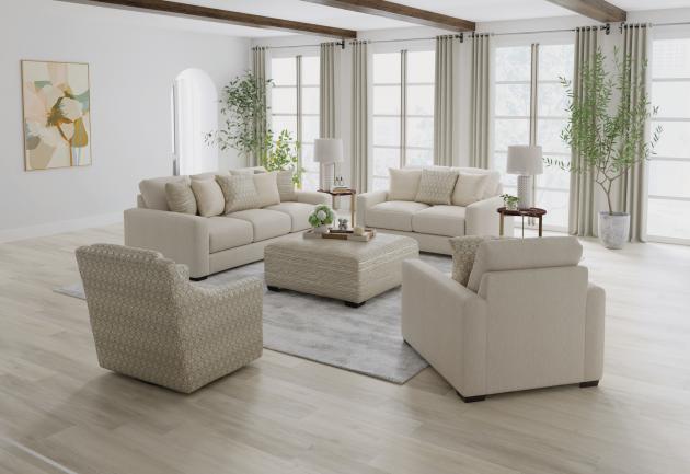 Hyde Park Porcelain Swivel Chair