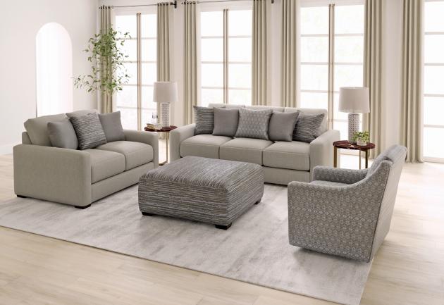 Hyde Park Stone Swivel Chair