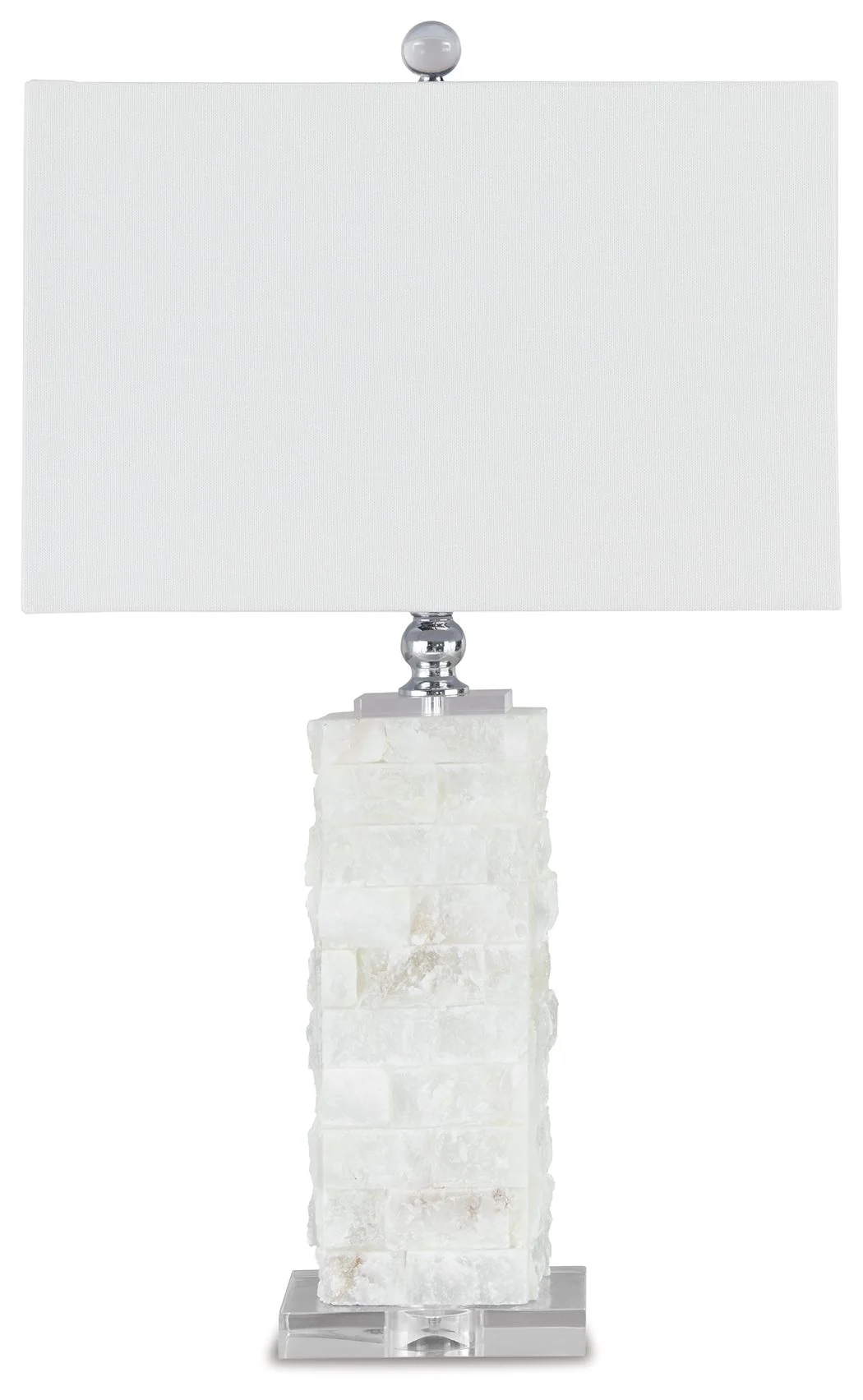 Malise - Alabaster Table Lamp - White