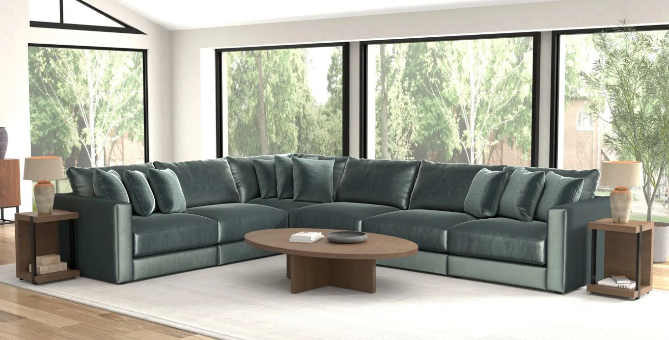 Remington Pine 6 Piece Sectional
