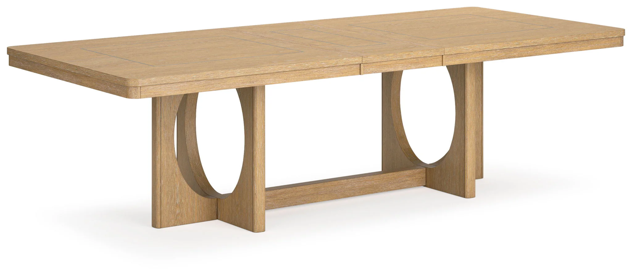 Rencott - Rectangular Dining Room Extension Table - Light Brown