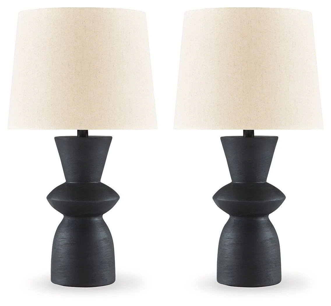Scarbot - Paper Table Lamp - Distressed Black