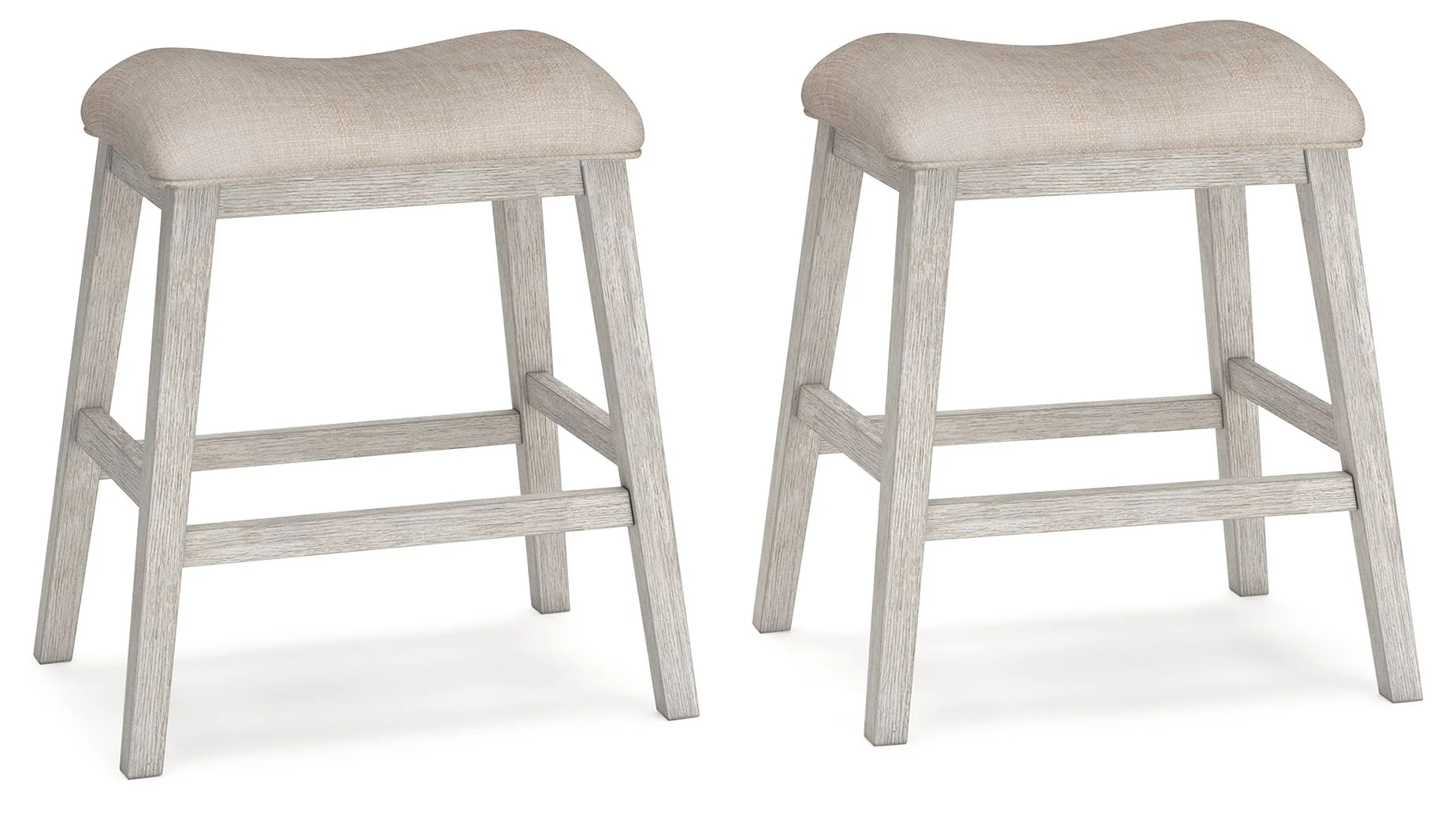 Skempton - Upholstered Stool - White